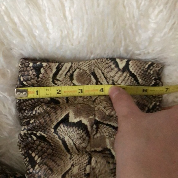 Vince Camuto Ambie Multi Snake Pointed Toe Mid Shaft Slouch Block Heel Booties - Picture 14 of 15